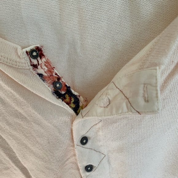 Free People | Blossom Sleeve Long Sleeve Shirt | Medium | Ivory - Picture 6 of 9